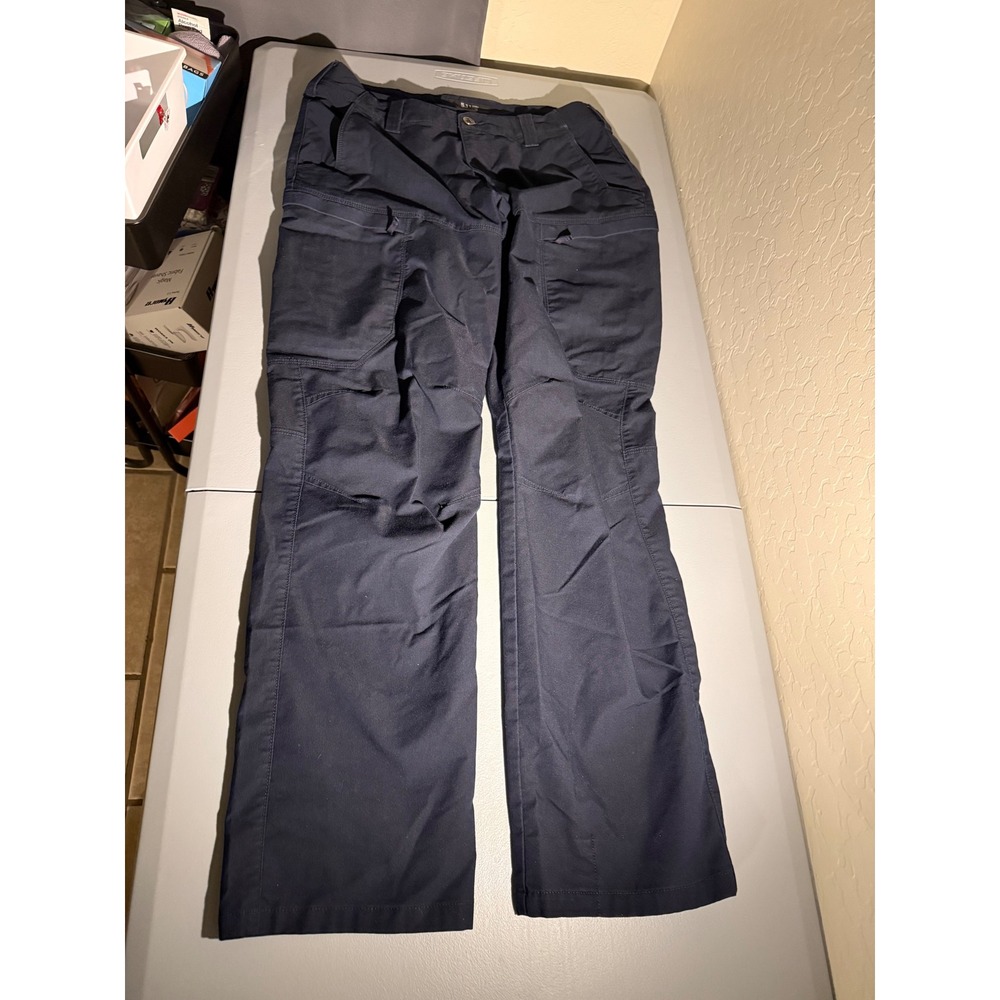 5.11 Tactical Apex Pants Mens 35x34 Dark Navy Flex-Tac Cargo 74434ABR-724